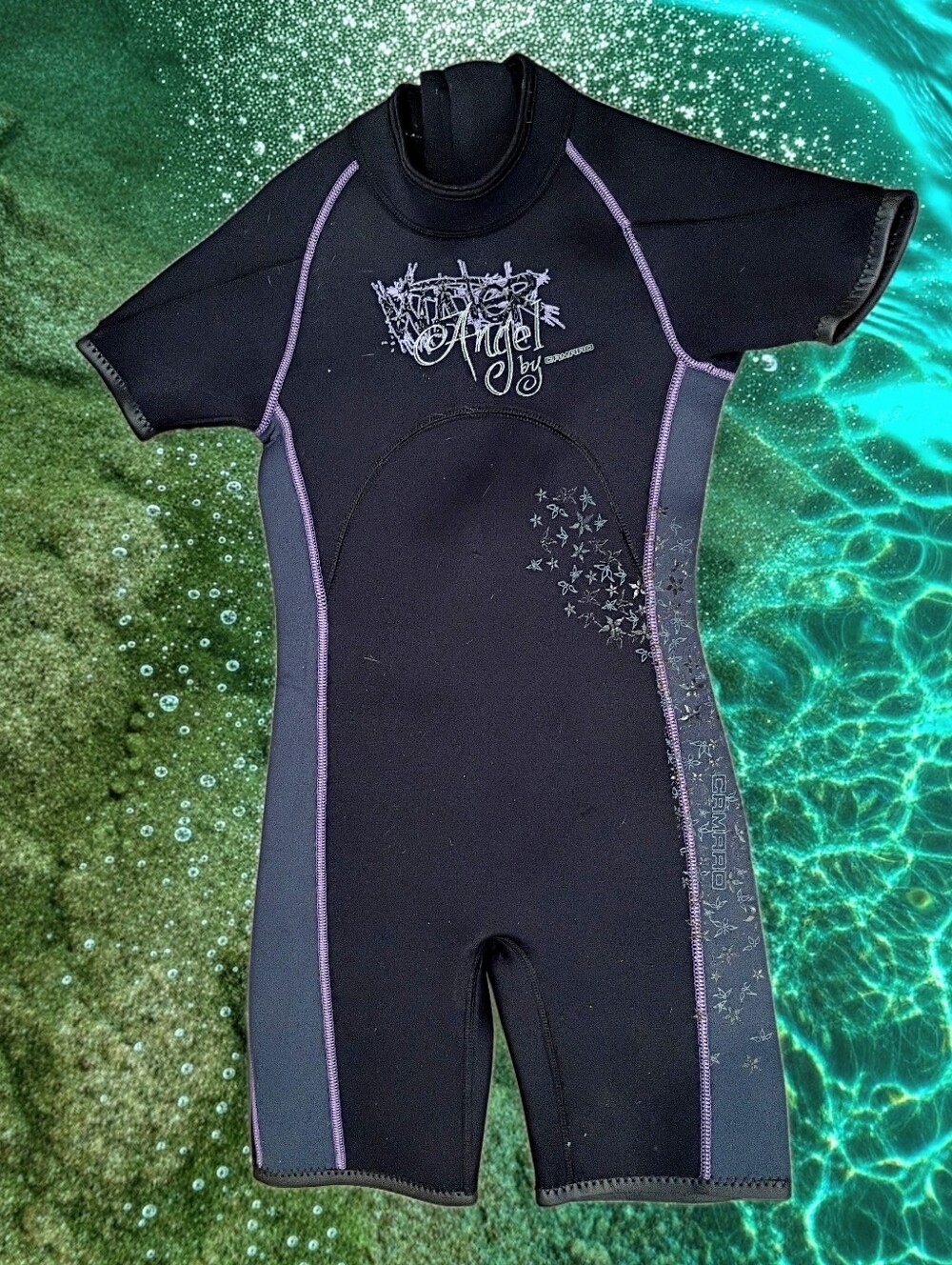 Girl's Water Angels by Camaro Swimsuit/Shortie Wetsuit M